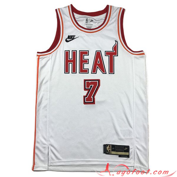 Maillot Miami Heat (LOWRY #7) 2023/24 Blanc -02