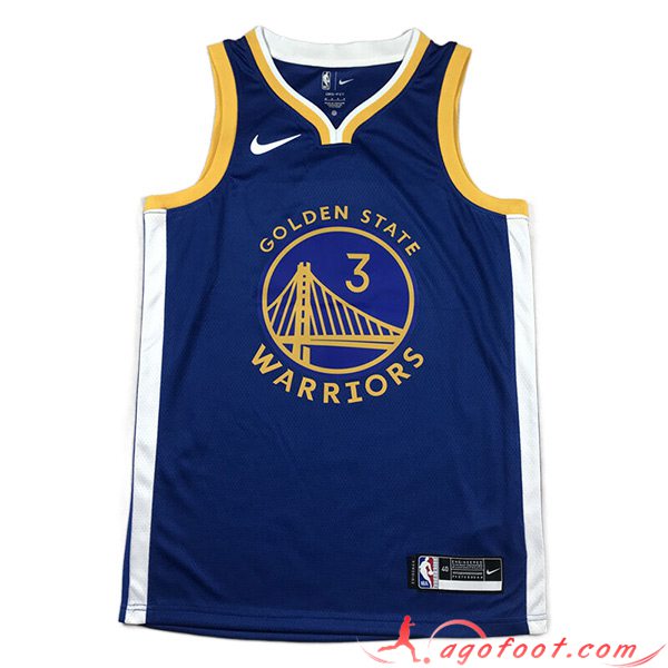 Maillot Golden State Warriors (PAUL #3) 2023/24 Bleu