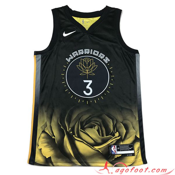 Maillot Golden State Warriors (PAUL #3) 2023/24 Noir