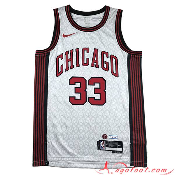 Maillot Chicago Bulls (PIPPEN #33) 2023/24 Blanc -02