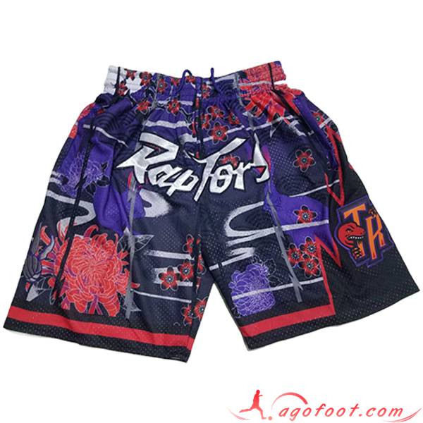 Shorts NBA Toronto Raptors 2023/24 Pourpre