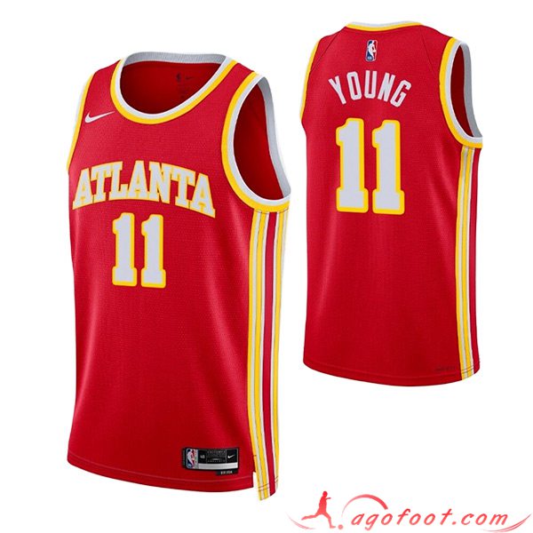 Maillot Atlanta Hawks (YOUNG #11) 2023/24 Rouge -02