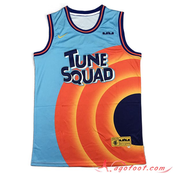 Maillot Los Angeles Lakers (JAMES #6) 2023/24 Bleu/Orange