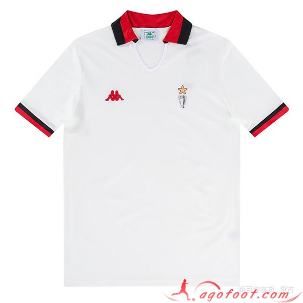 Maillot de Foot Milan AC Retro Exterieur 1989/1990