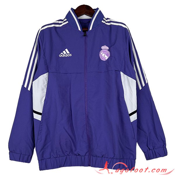 Coupe-Vent Real Madrid Pourpre 2023/2024 -02