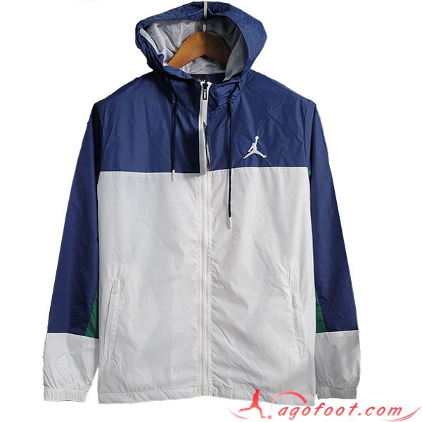 Coupe-Vent Jordan Blanc/Bleu 2023/2024 -02