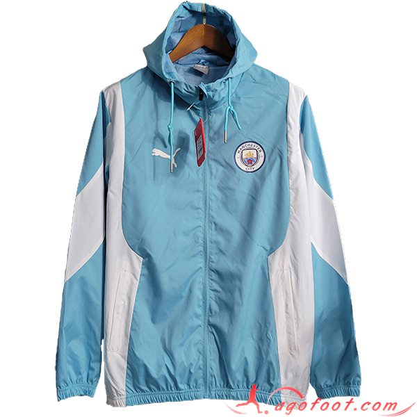 Coupe-Vent Manchester City Bleu Clair 2023/2024 -03