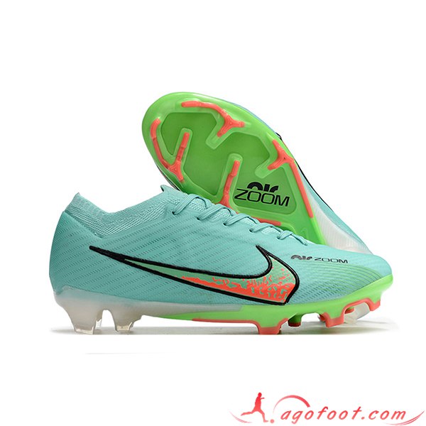 Nike Chaussures de Foot Nike Chaussures de Foot Air Zoom Mercurial Vapor 15 Elite Xxv FG Vert -02
