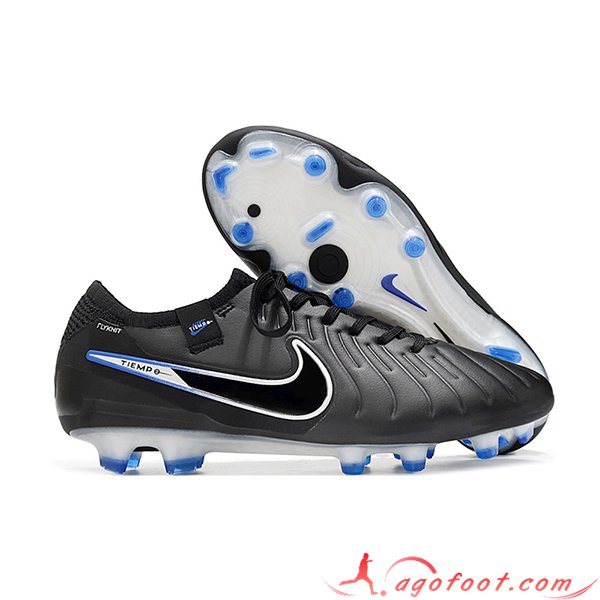 Nike Chaussures de Foot Tiempo Legend X Elite FG Noir