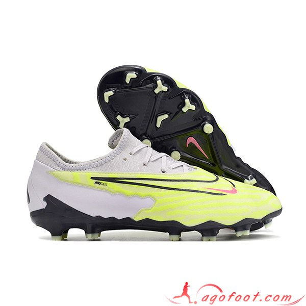 Nike Chaussures de Foot Phantom GX Academy FG Jaune/Gris