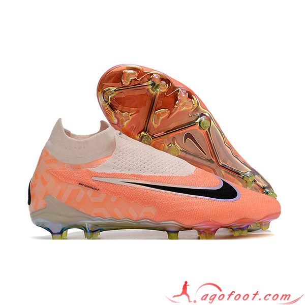 Nike Chaussures de Foot Phantom GX Elite FG NU Orange -02