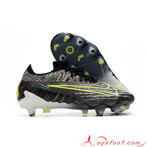 Nike Chaussures de Foot Phantom GX Elite Link PRO SG Anti Clog Noir
