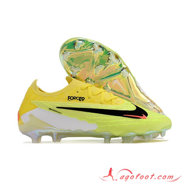 Nike Chaussures de Foot Phantom GX Elite Link PRO SG Anti Clog Jaune