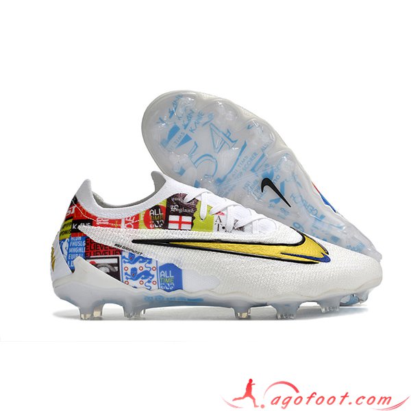 Nike Chaussures de Foot Phantom GX Elite FG Blanc