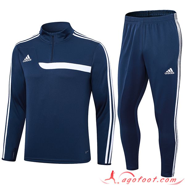 Ensemble Survetement de Foot Adidas Bleu Marine 2023/2024 -02