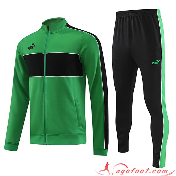 Ensemble Survetement de Foot - Veste PUMA Vert 2023/2024