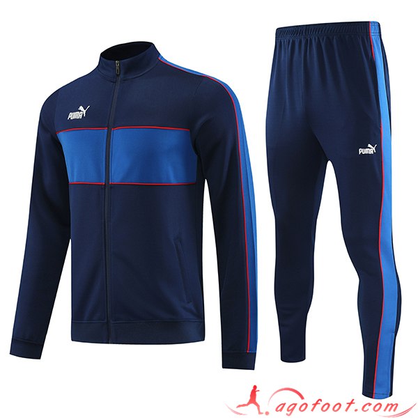Ensemble Survetement de Foot - Veste PUMA Bleu Marine 2023/2024