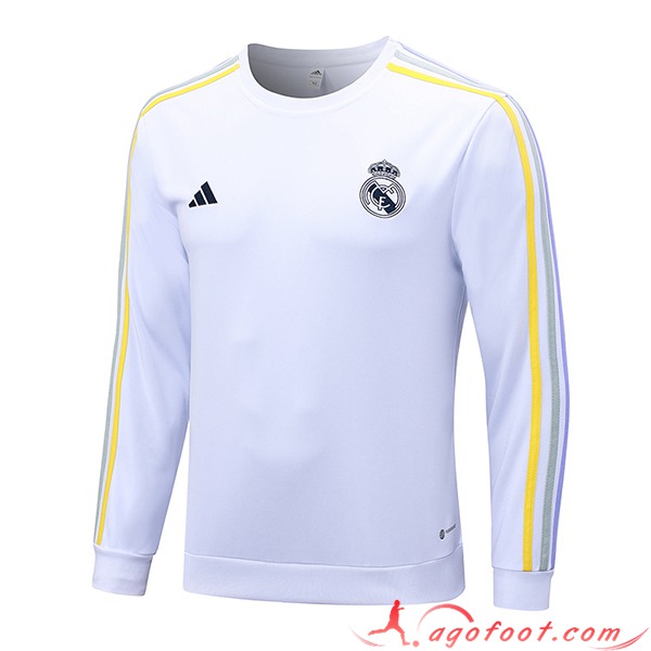 Sweatshirt Training Real Madrid Blanc 2023/2024 -03