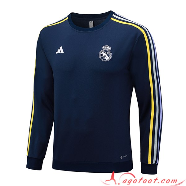 Sweatshirt Training Real Madrid Bleu Marine 2023/2024 -02