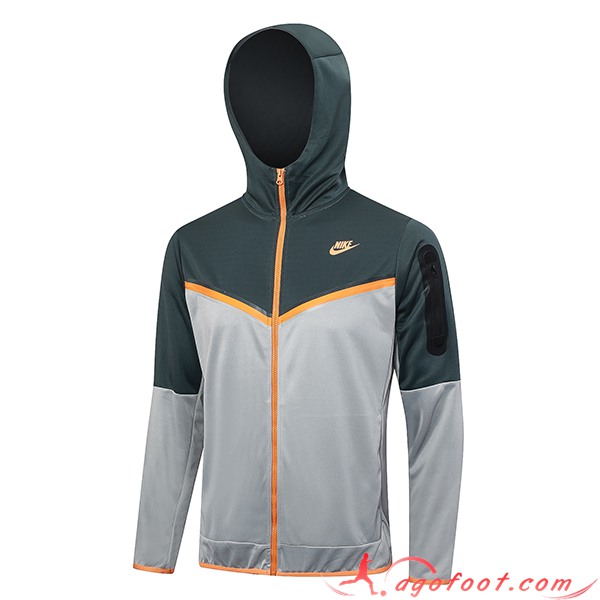 Veste A Capuche Nike Gris Clair 2023/2024 -02