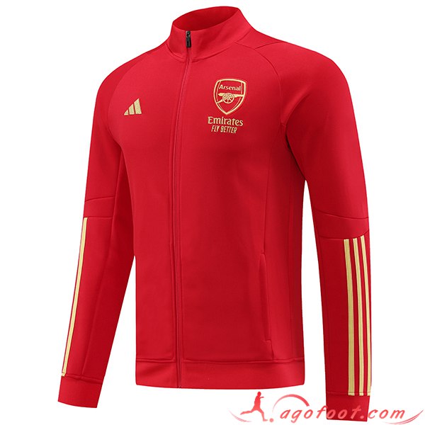Veste Foot Arsenal Rouge 2023/2024