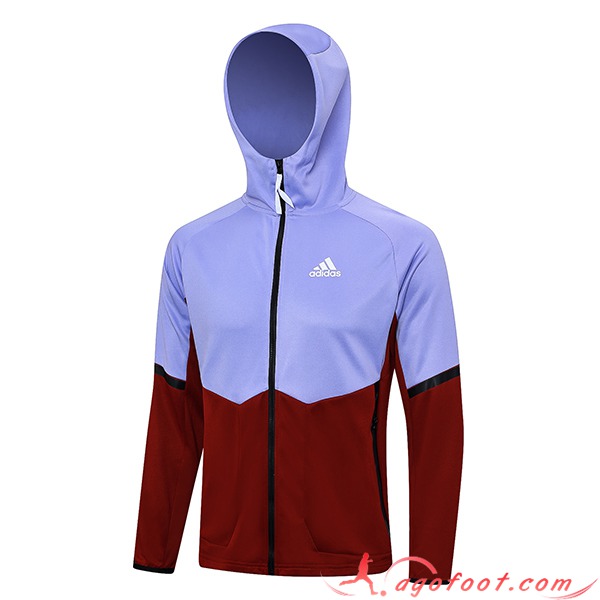 Veste A Capuche Adidas Pourpre/Rouge 2023/2024