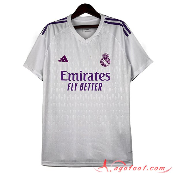 Maillot de Foot Real Madrid Gardien de But Blanc 2023/2024