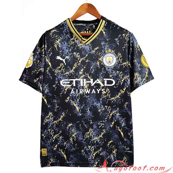 Maillot de Foot Manchester City Special Edition Noir/Jaune 2023/2024