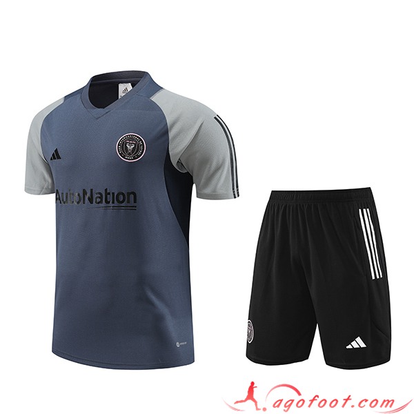 Ensemble Training T-Shirts + Shorts Inter Miami CF Gris 2023/2024