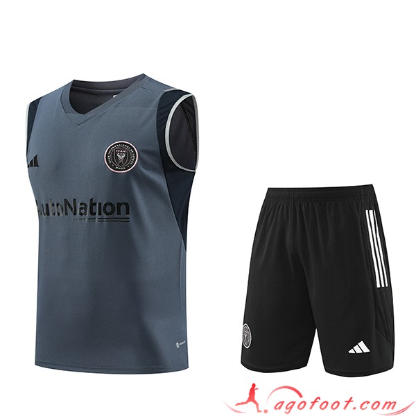Ensemble Training Debardeur + Shorts Inter Miami CF Gris 2023/2024