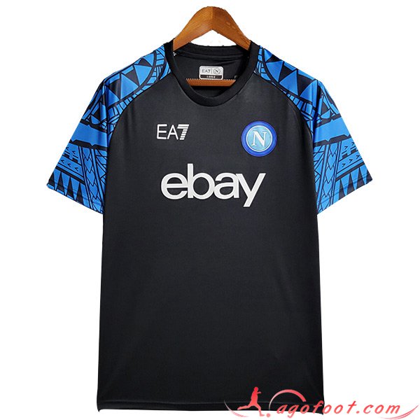 Training T-Shirts Naples Noir 2023/2024