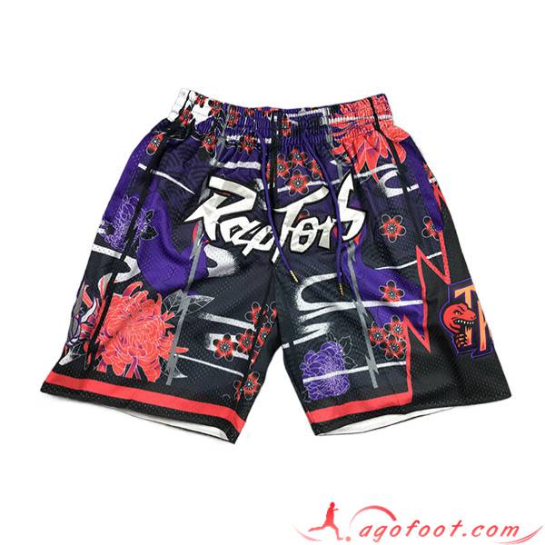 Shorts NBA Toronto Raptors 2023/24 Noir/Rouge