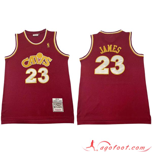 Maillot Cleveland Cavaliers (JAMES #23) 2023/24 Rouge -02