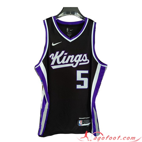 Maillot Sacramento Kings (FOX #5) 2023/24 Noir