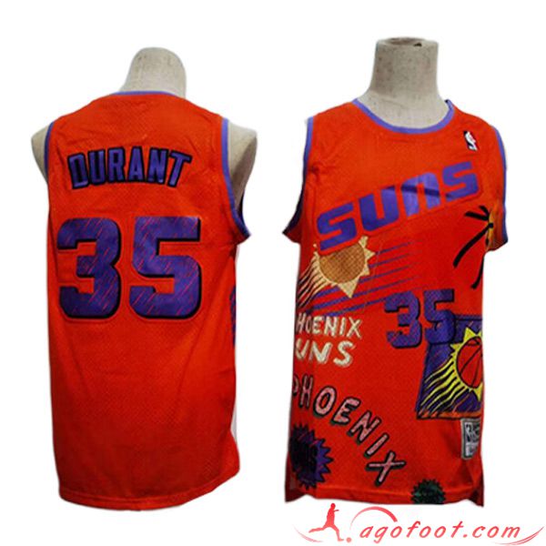Maillot Phoenix Suns (DURANT #35) 2023/24 Rouge -02