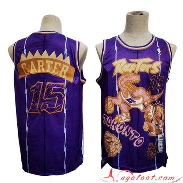 Maillot Toronto Raptors (CARTER #15) 2023/24 Pourpre