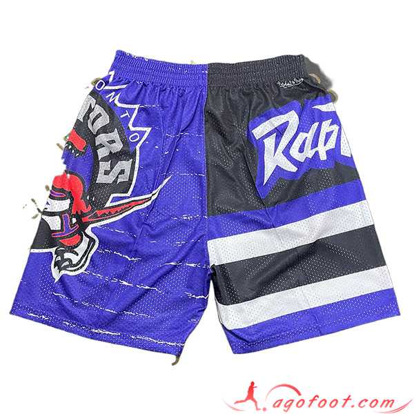 Shorts NBA Toronto Raptors 2023/24 Bleu