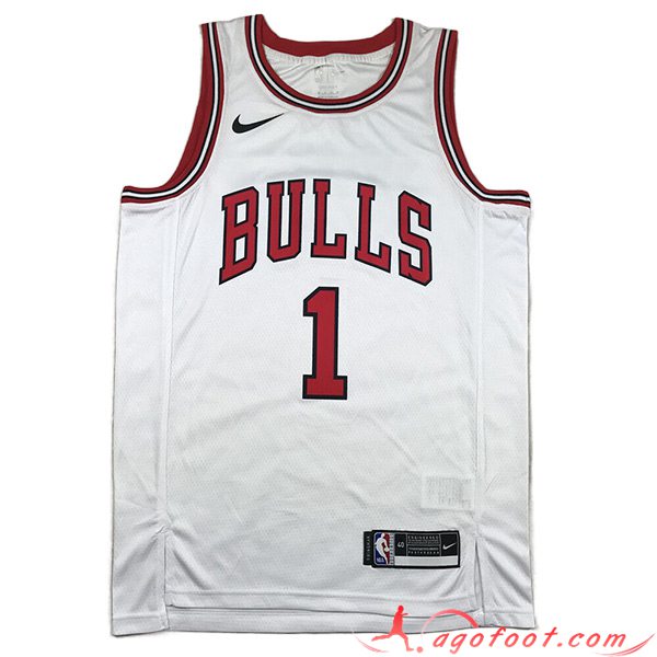 Maillot Chicago Bulls (ROSE #1) 2023/24 Blanc