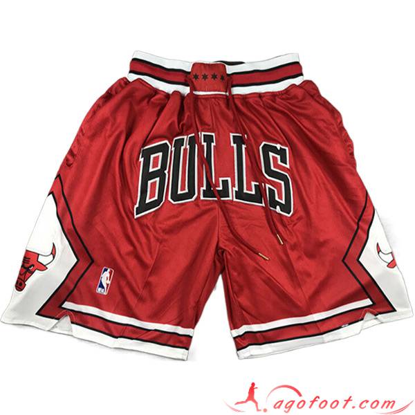 Shorts NBA Chicago Bulls 2023/24 Rouge