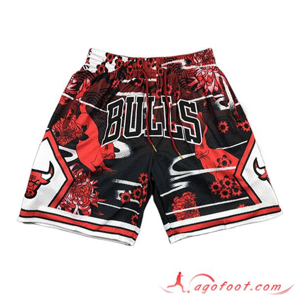 Shorts NBA Chicago Bulls 2023/24 Rouge