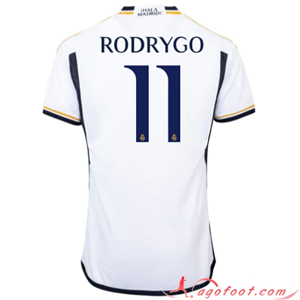 Maillot de Foot Real Madrid (RODRYGO #11) 2023/2024 Domicile