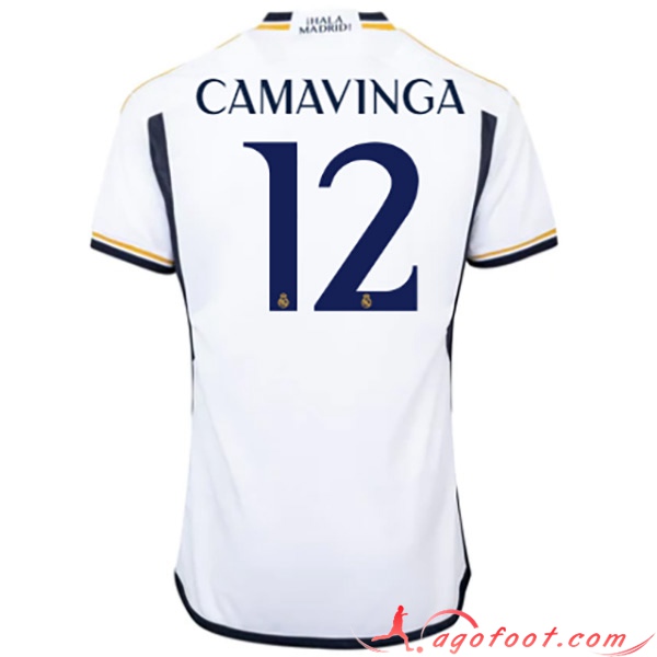 Maillot de Foot Real Madrid (CAMAVINGA #12) 2023/2024 Domicile