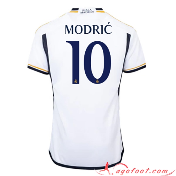 Maillot de Foot Real Madrid (MODRIC #10) 2023/2024 Domicile