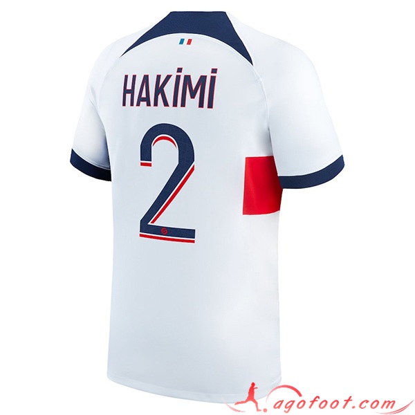 Maillot de Foot PSG (HAKIMI #2) 2023/2024 Exterieur