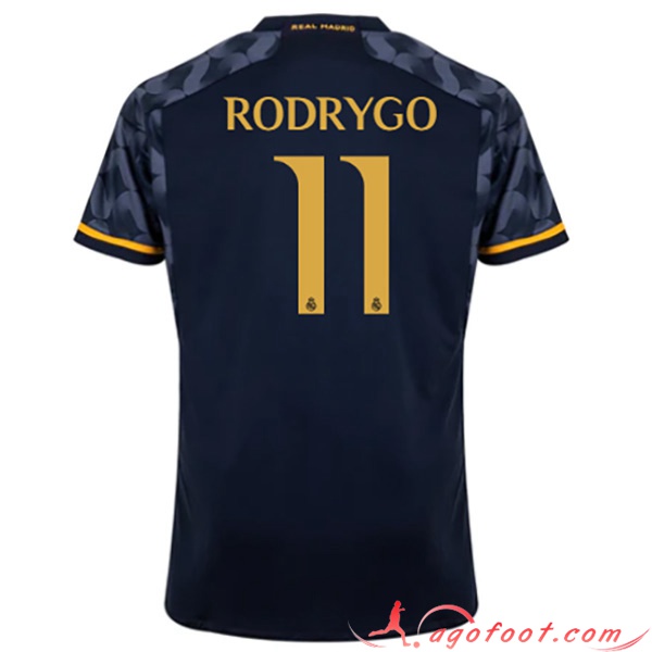 Maillot de Foot Real Madrid (RODRYGO #11) 2023/2024 Exterieur