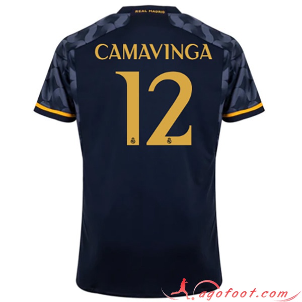 Maillot de Foot Real Madrid (CAMAVINGA #12) 2023/2024 Exterieur