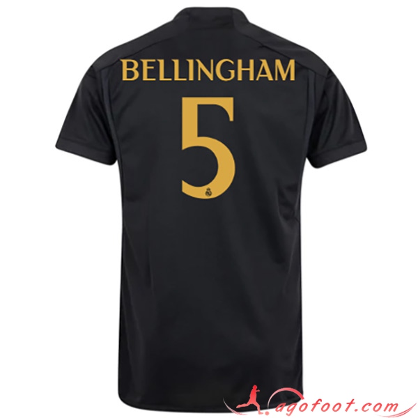 Maillot de Foot Real Madrid (BELLINGHAM #5) 2023/2024 Third
