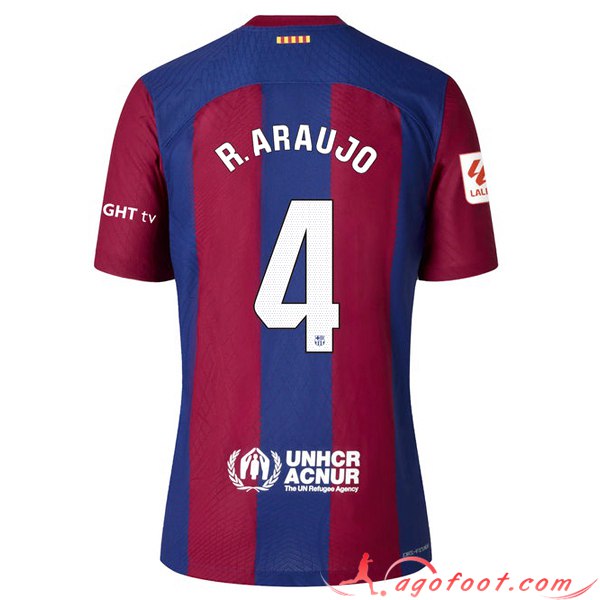 Maillot de Foot Barcelona (R. ARAUJO #4) 2023/2024 Domicile