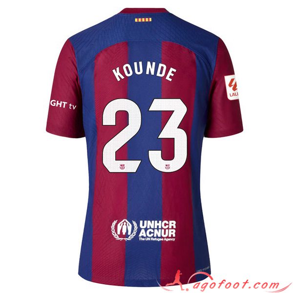 Maillot de Foot Barcelona (KOUNDE #23) 2023/2024 Domicile