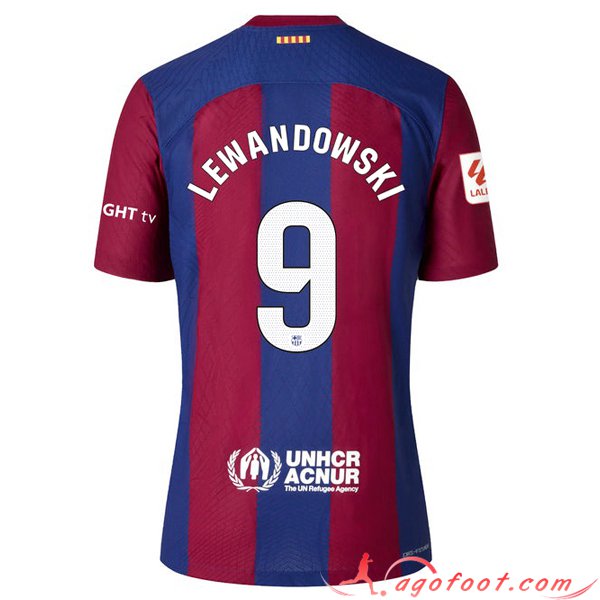 Maillot de Foot Barcelona (LEWANDOWSKI #9) 2023/2024 Domicile